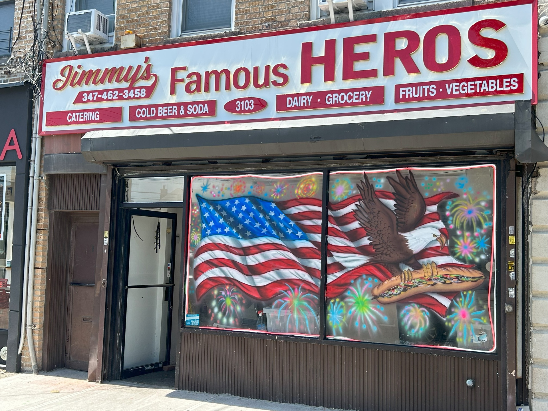 Jimmy's Famous Heros — Eagle & Flag