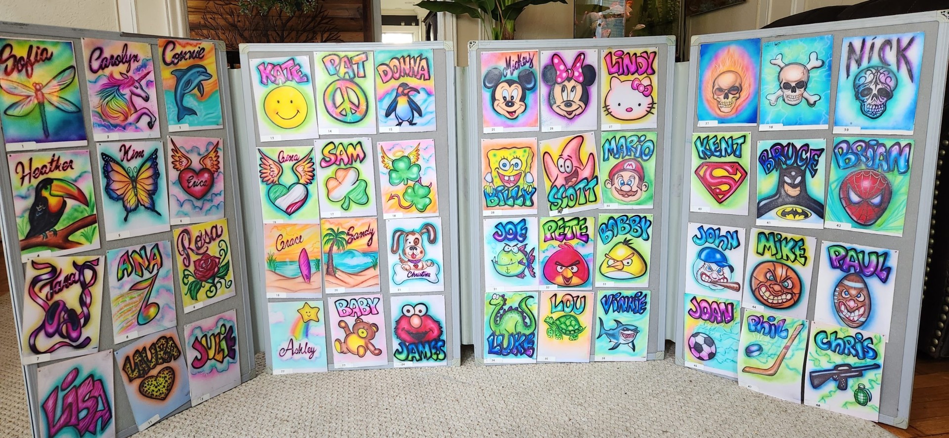Airbrush Party Design Board