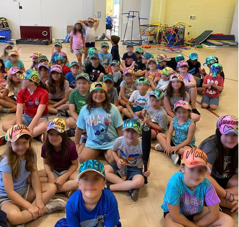 Custom Name Hats — Camp Day