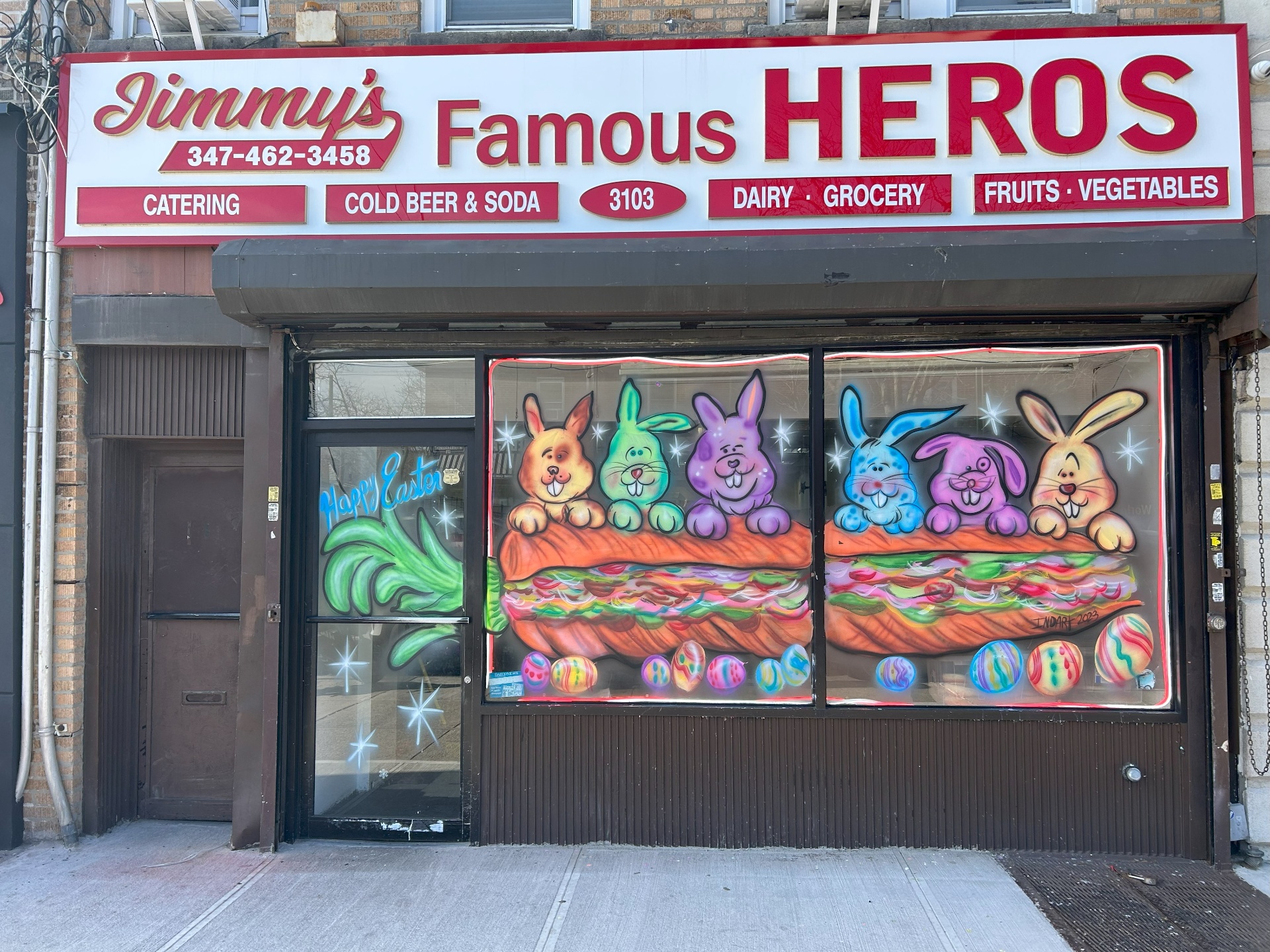 Jimmy's Famous Heros — Easter Bunnies